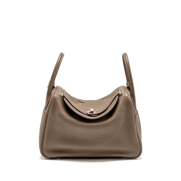 Hermes Lindy 30 Clemence Etoupe SHW Stamp U
