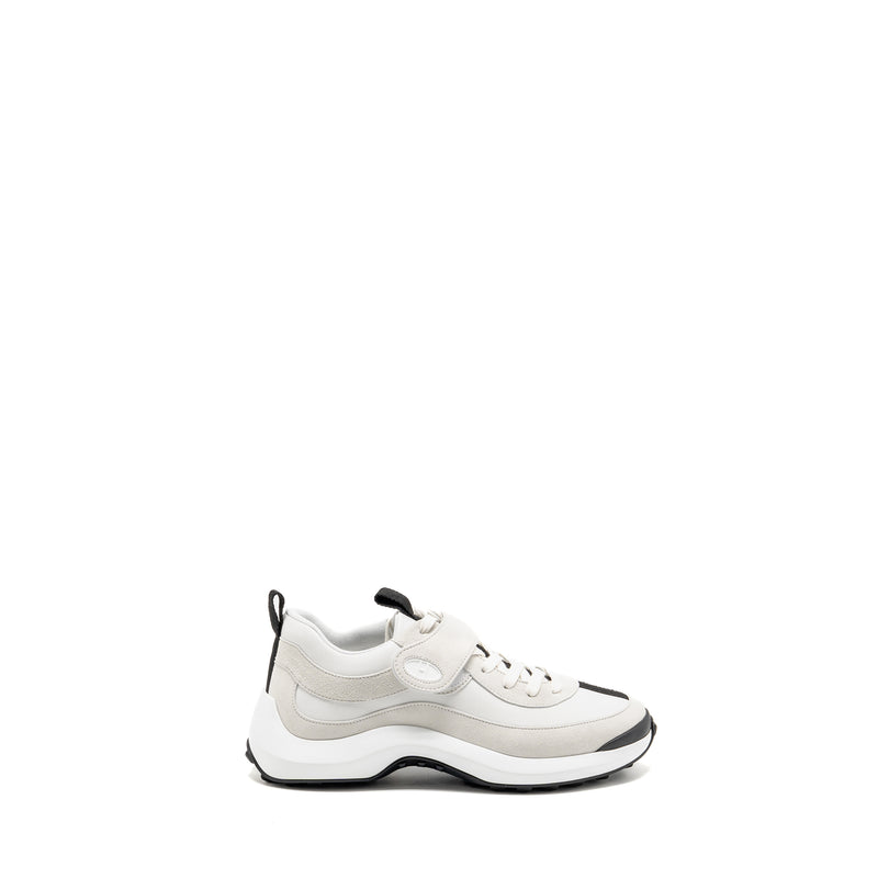 Hermes Size 38 Loop Sneaker Blanc