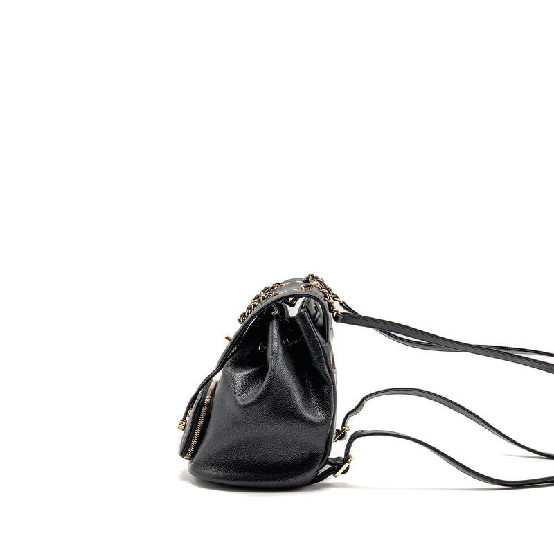 Chanel affinity backpack caviar black LGHW (microchip)