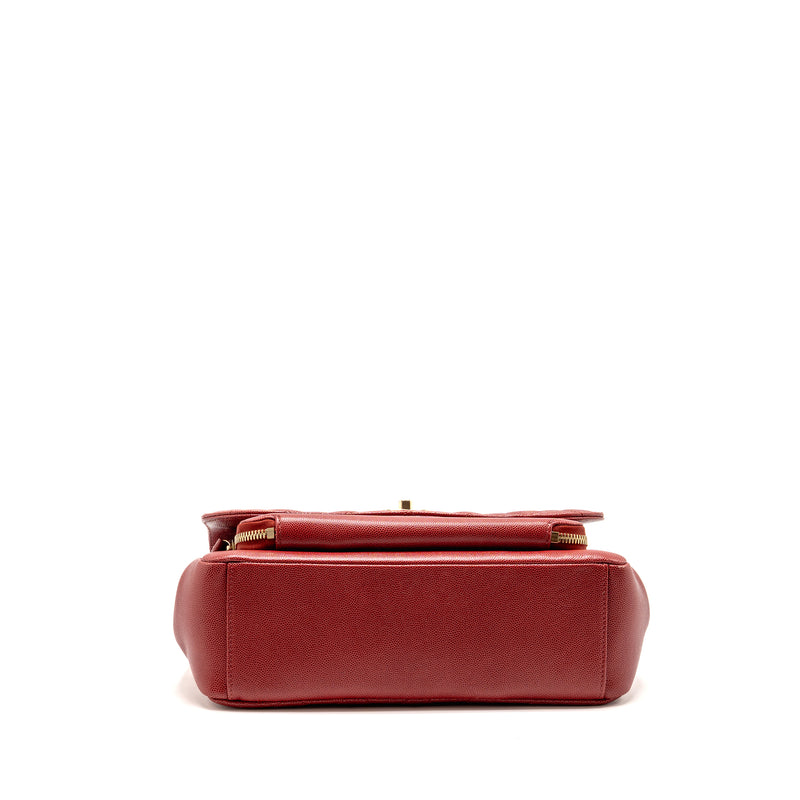 Chanel Large Business Affinity Caviar Red LGHW