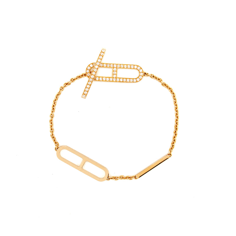 Hermes size SH Ever Chain d'ancre bracelet, Small model