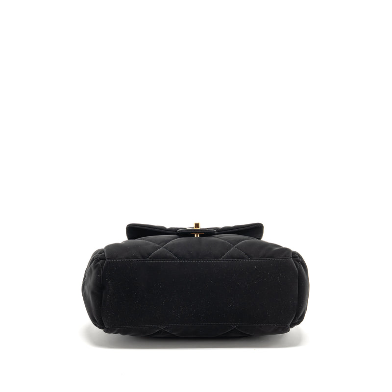 Chanel 24N Ski Series Coconeige Shoulder Bag Nylon Black GHW(microchip)