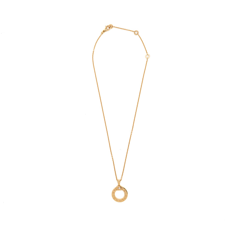 Bvlgari bvlgari necklace rose gold diamond