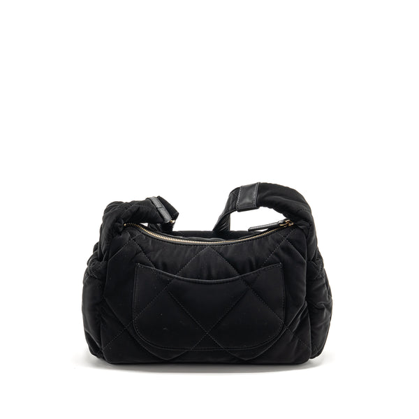 Chanel 24N Ski Series Coconeige Shoulder Bag Nylon Black GHW(microchip)