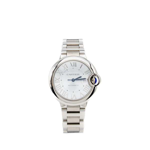 Cartier Ballon Bleu De Cartier Watch 33mm, Automatic, Steel, Model: WSBB0062