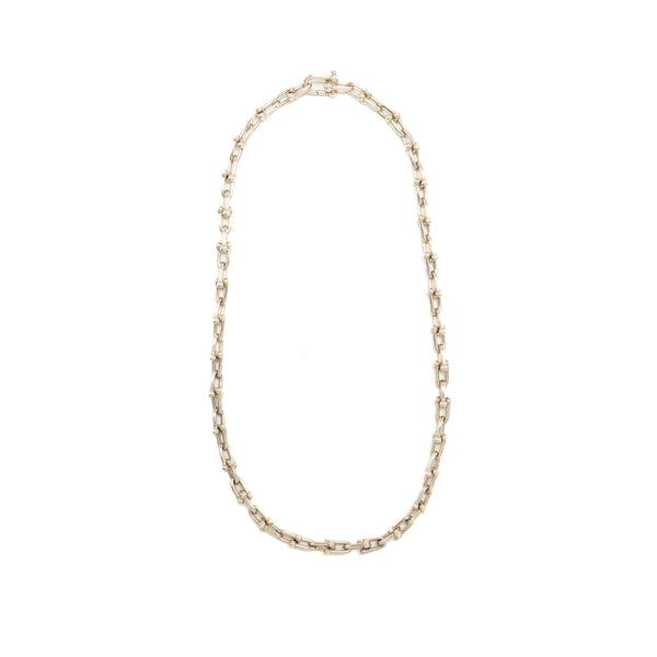 Tiffany hardware small link necklace sterling silver