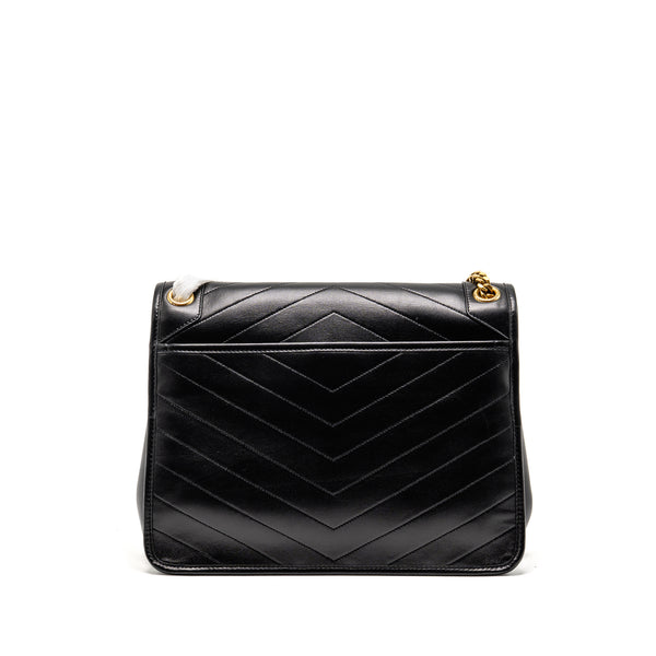 Saint Laurent Large Niki Bag Lambskin Black GHW