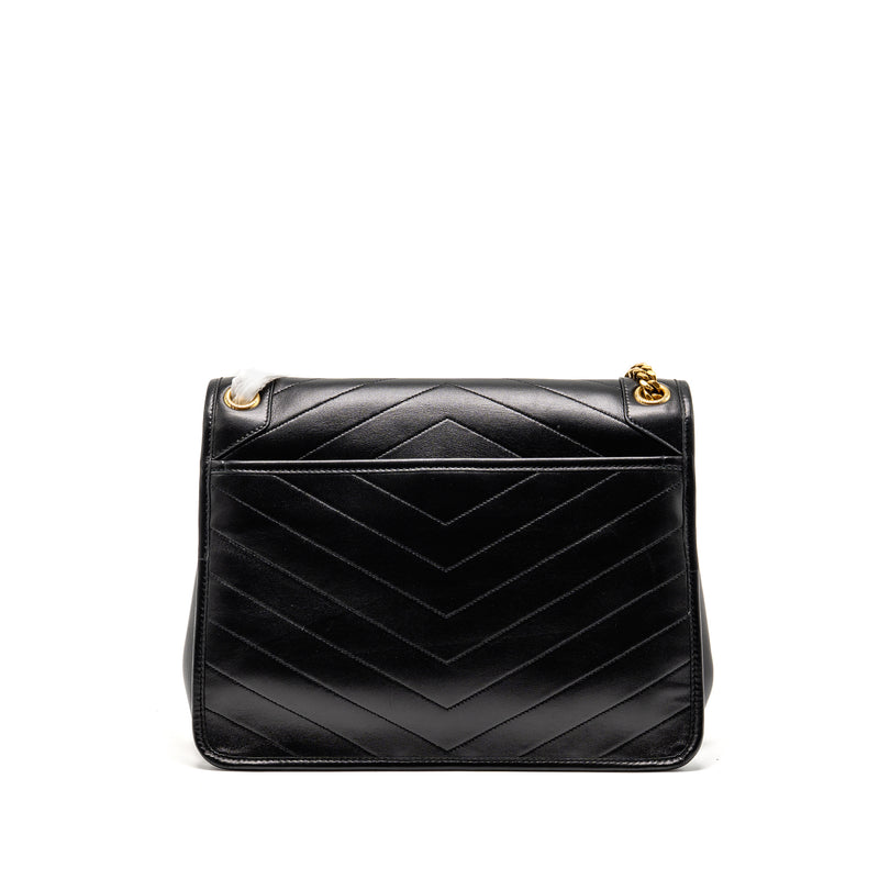 Saint Laurent Large Niki Bag Lambskin Black GHW