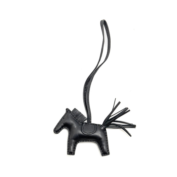 Hermes Rodeo PM Bag Charm So Black Stamp A