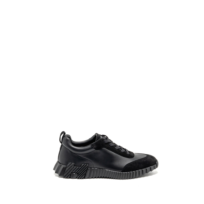 Hermes Size 42 Homme Bouncing Sneaker Goatskin Black