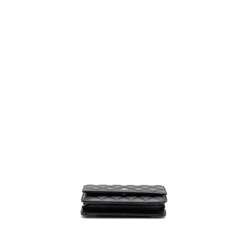 Chanel Classic Wallet on Chain Caviar Black SHW