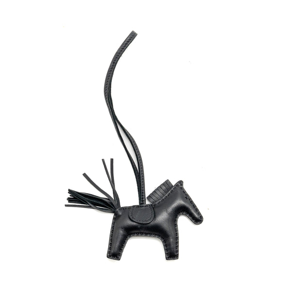 Hermes Rodeo PM Bag Charm So Black Stamp A