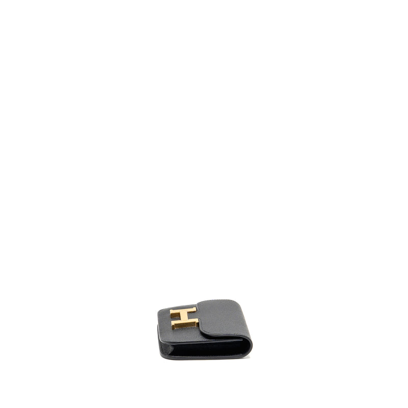 Hermes Constance Slim Epsom Black GHW Stamp B