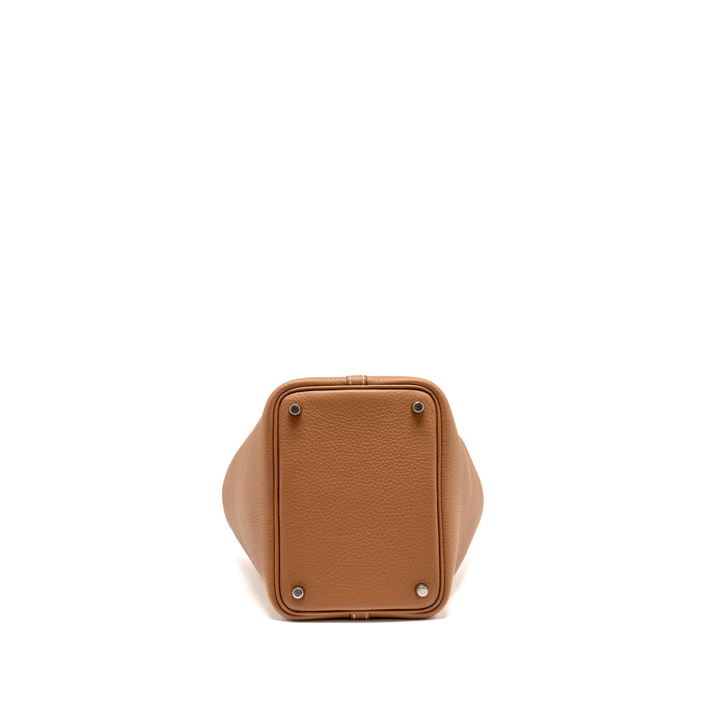 Hermes Picotin 18 Lock Bag Clemence Gold SHW Stamp K