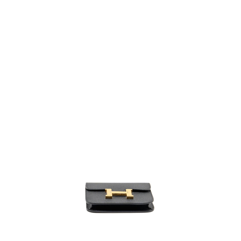Hermes Constance Slim Epsom Black GHW Stamp B