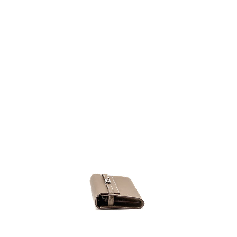 Hermes Kelly To GO Epsom Etoupe SHW Stamp B
