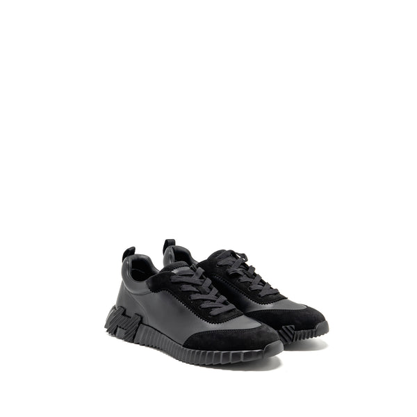 Hermes Size 42 Homme Bouncing Sneaker Goatskin Black