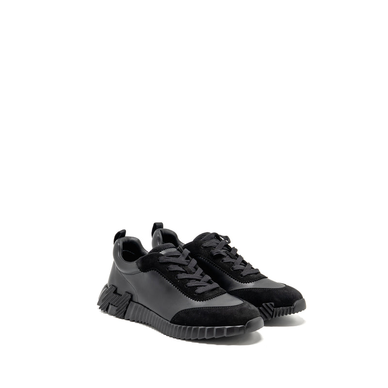 Hermes Size 42 Homme Bouncing Sneaker Goatskin Black