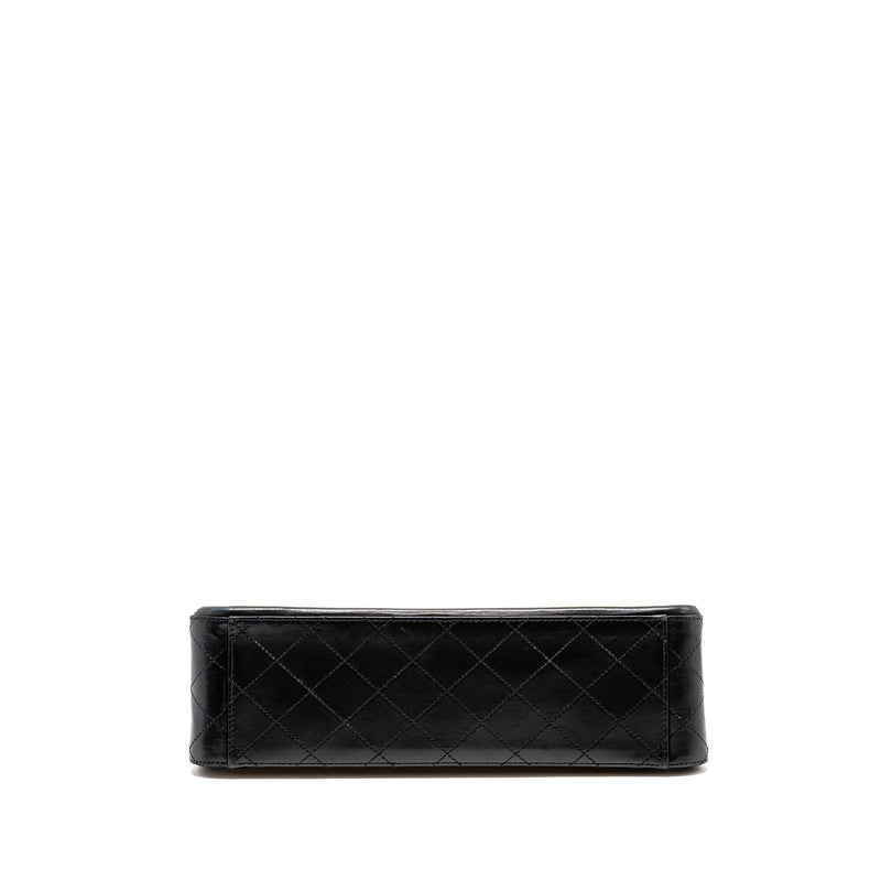 Chanel Elegant CC Tote Quilted Lambskin Beige/Black GHW