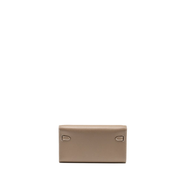 Hermes Kelly To GO Epsom Etoupe SHW Stamp B