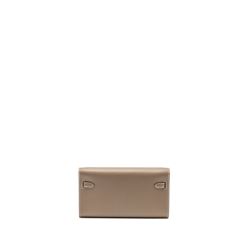 Hermes Kelly To GO Epsom Etoupe SHW Stamp B