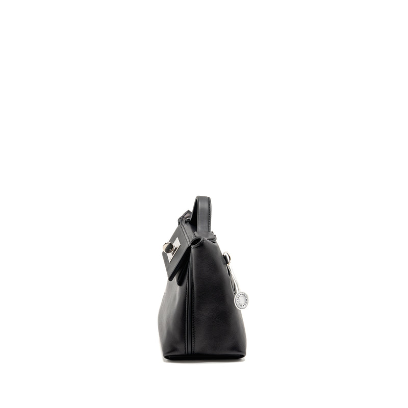 Hermes Mini 24/24 2424-21 Bag Volupto/ Swift Black SHW Stamp K