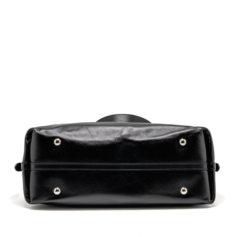 Louis Vuitton Carryall Vibe MM Lambskin/Monogram Canvas Black SHW