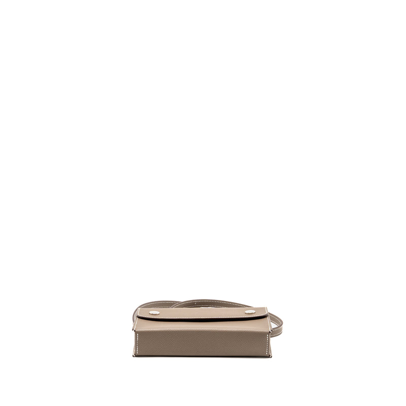 Hermes Hermesnap Epsom Etoupe SHW Stamp W