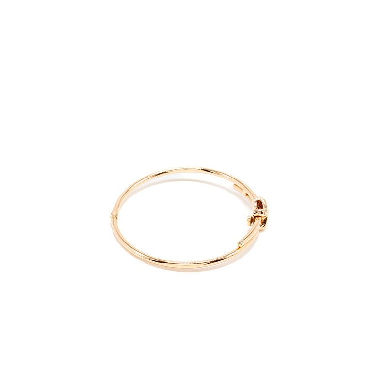 Chaumet Size 150 Jeux De Liens Bracelet Rose Gold/Diamonds