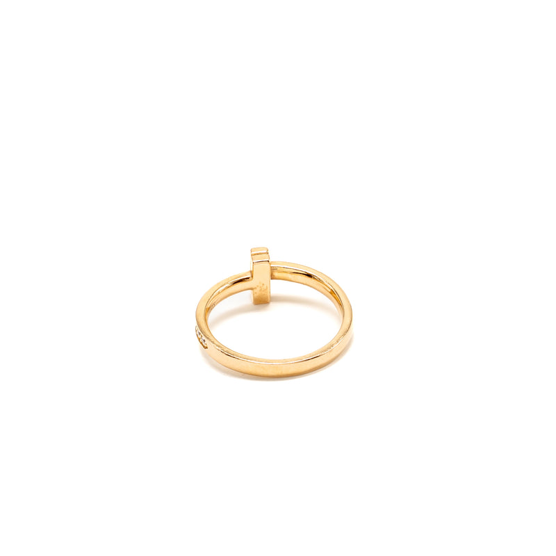 Tiffany size～US6 T1 Ring Rose Gold Diamonds