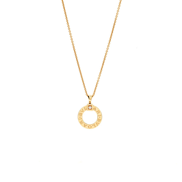 Bvlgari bvlgari necklace rose gold diamond