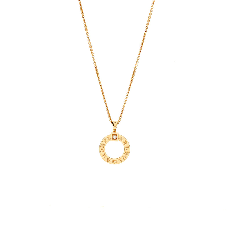 Bvlgari bvlgari necklace rose gold diamond