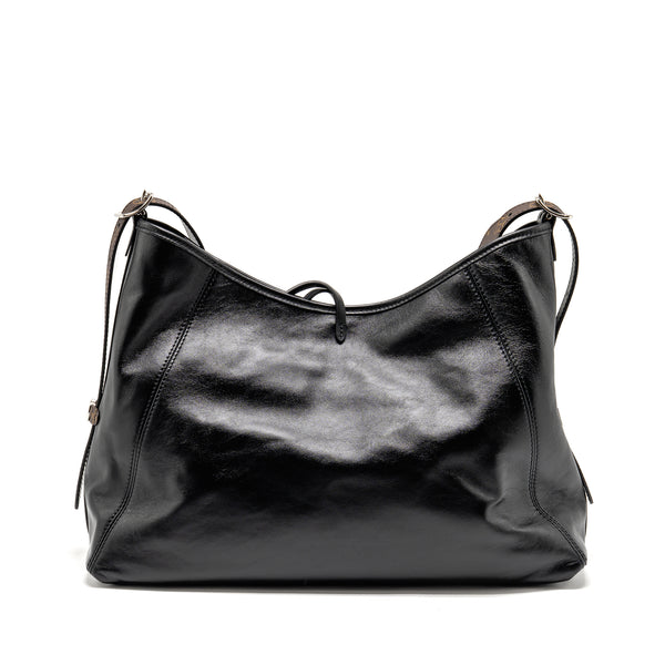 Louis Vuitton Carryall Vibe MM Lambskin/Monogram Canvas Black SHW