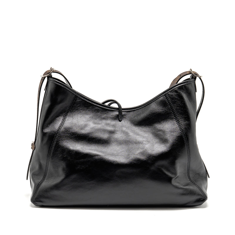 Louis Vuitton Carryall Vibe MM Lambskin/Monogram Canvas Black SHW