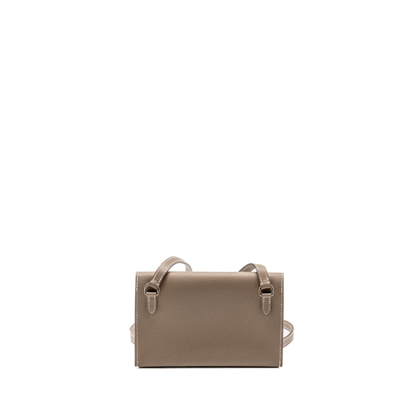 Hermes Hermesnap Epsom Etoupe SHW Stamp W