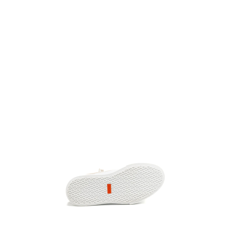Hermes Size 36 Keep Sneaker H Canvas/Calfskin Prunoir/Blanc
