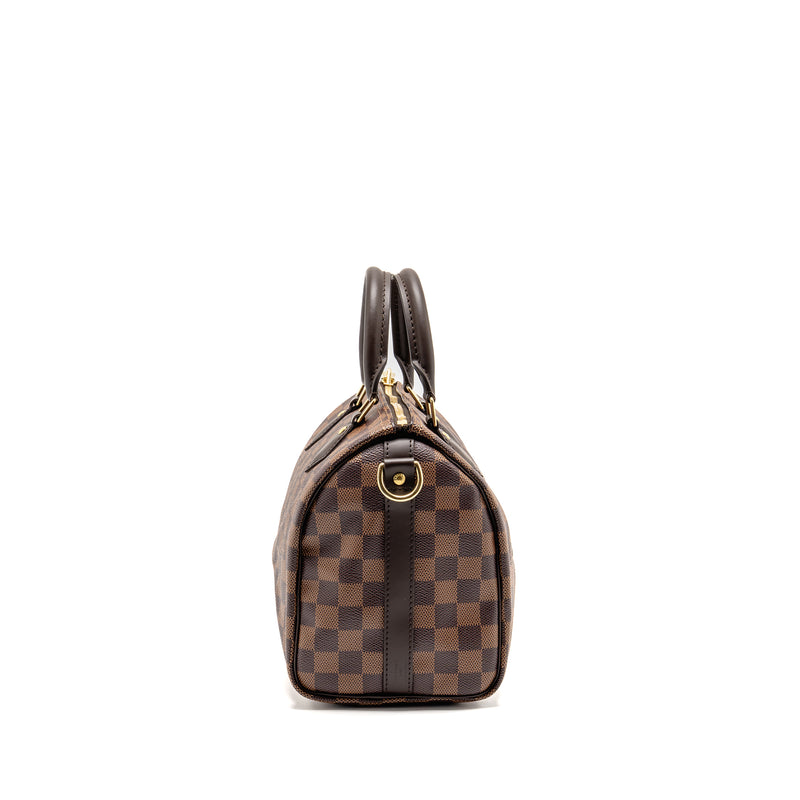 Louis Vuitton Speedy Bandouliere 25 Damier Ebene Canvas GHW