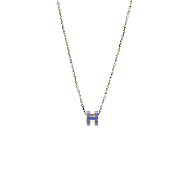 Hermes Mini Pop H Pendant Lilas SHW