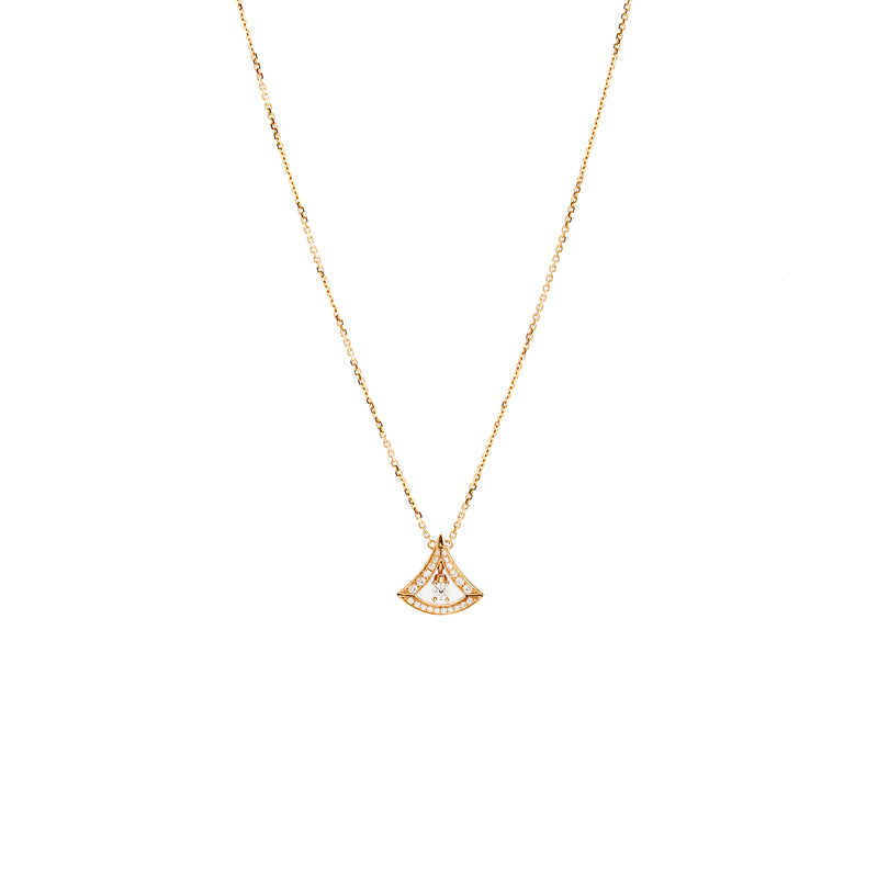 Bvlgari Divas’ Dream Necklace Rose Gold with Diamonds