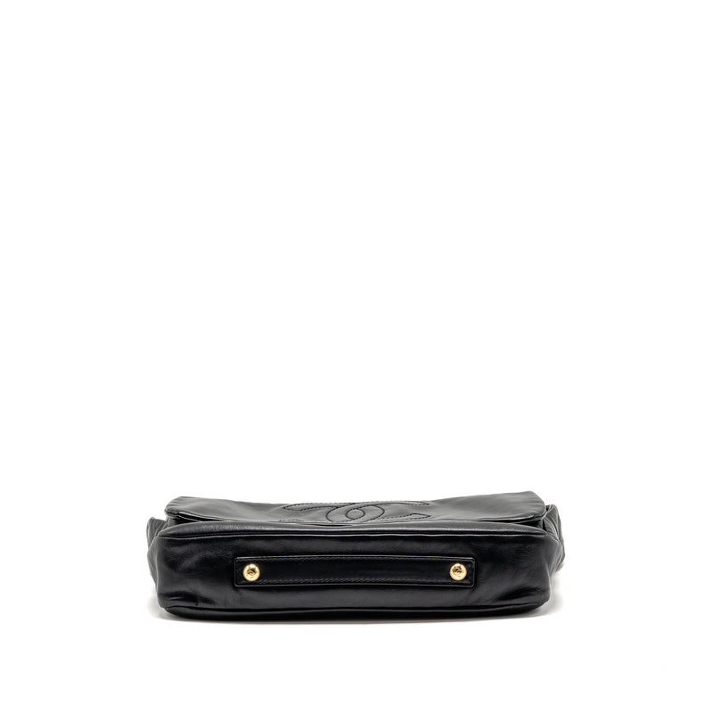 Chanel Rodeo Drive Flap Bag Calfskin Black GHW