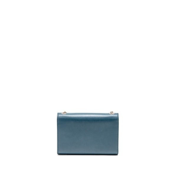 Saint Laurent/YSL Small Kate Bag with Tassel Caflskin Blue SHW