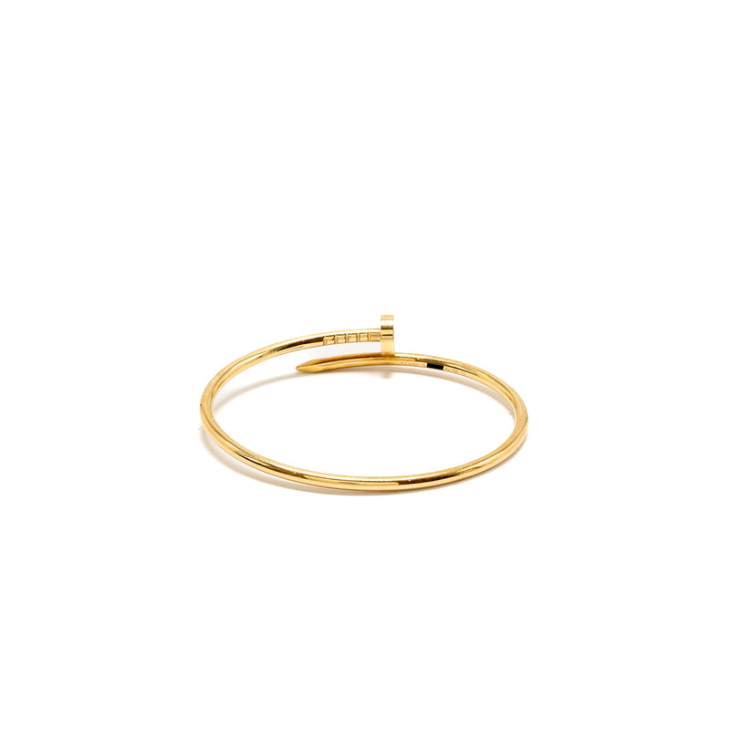 Cartier size 15 Juste un clou bracelet small model yellow gold