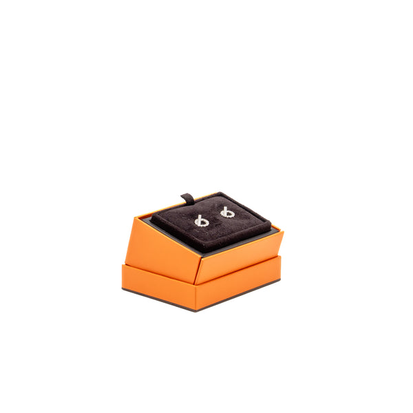 Hermes Finesse Earrings, White Gold Diamonds