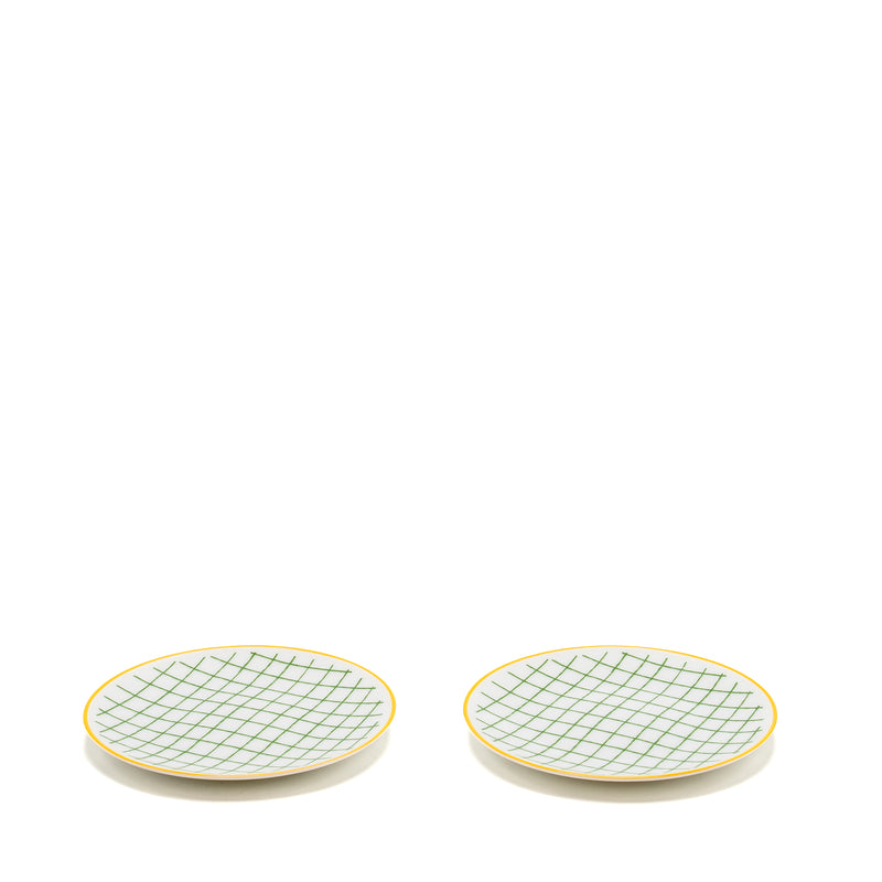 Hermes A Walk in the Garden Bread and Butter Plate (sell in a set)