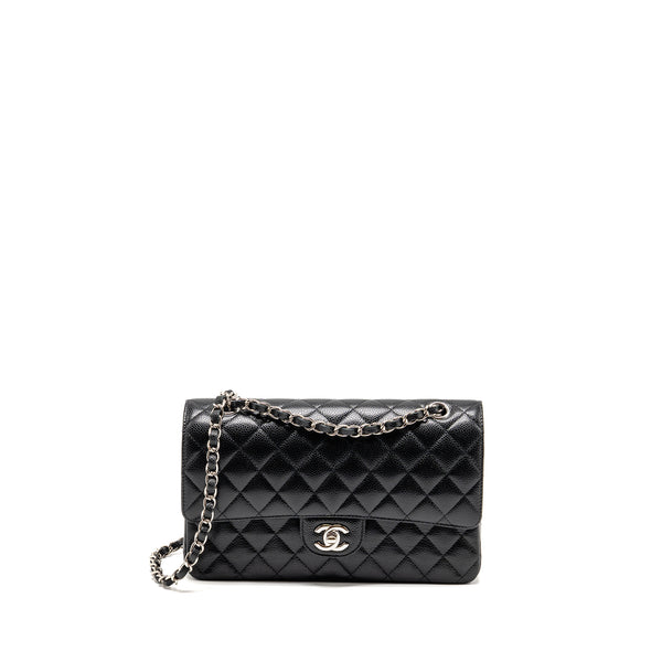 Chanel Medium Classic Double Flap Bag Caviar Black SHW