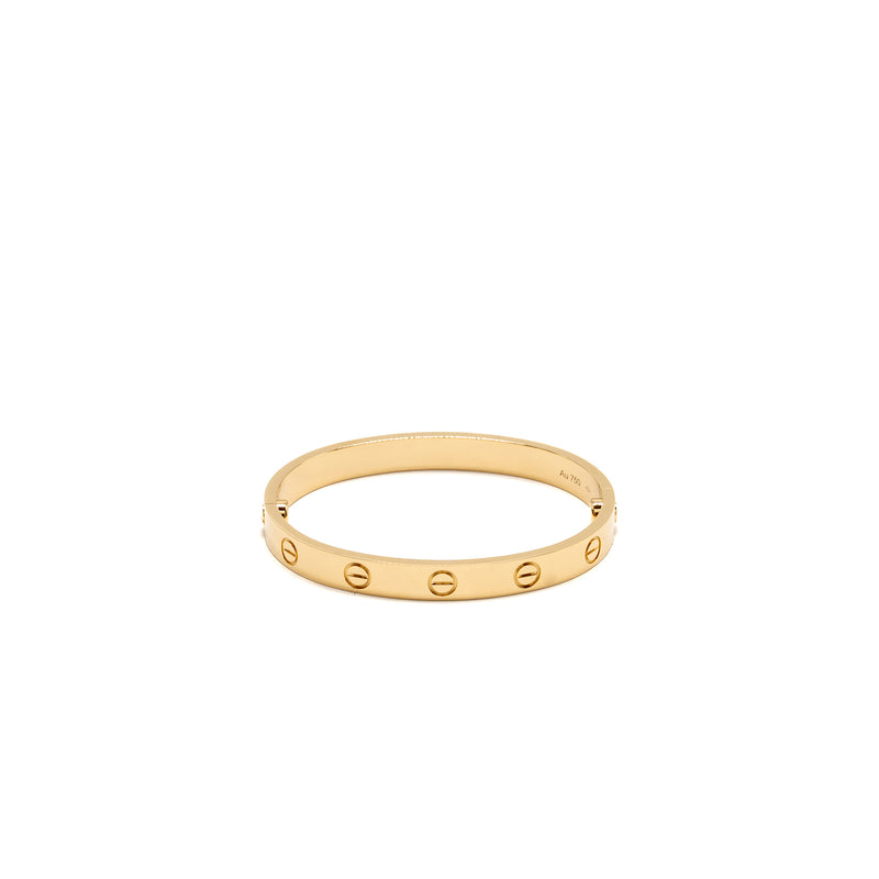 Cartier size 15 love bracelet classic model yellow gold