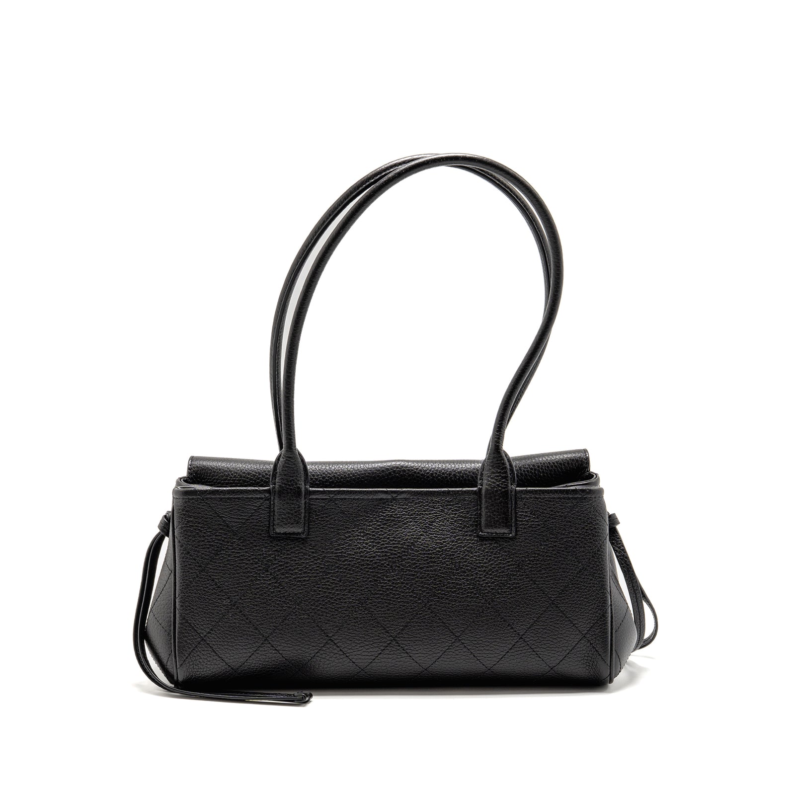 Chanel 26S Small Tote Grained Calfskin Black GHW (Microchip)