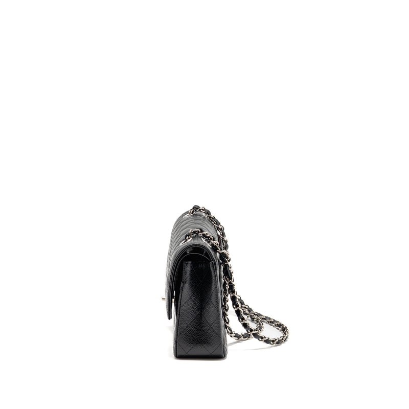 Chanel Medium Classic Double Flap Bag Caviar Black SHW
