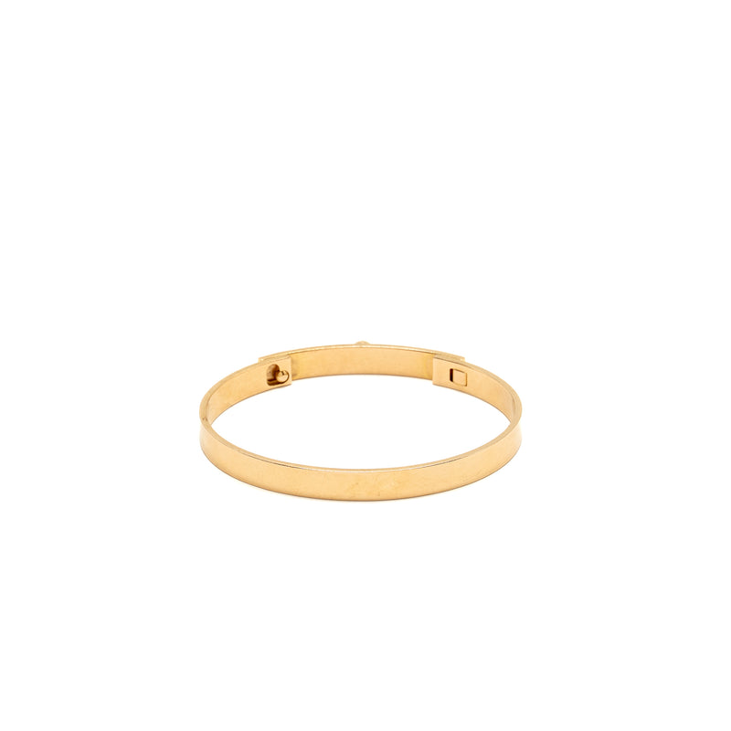 Hermes Size SH Collier de Chien Bracelet, Small Model, Rose Gold