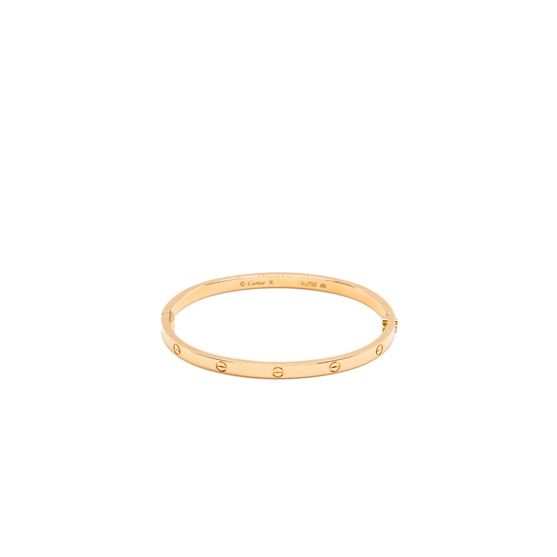 Cartier size 16 Love bracelet, small model rose gold